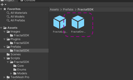 Fractal Account prefab